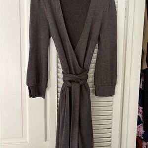 Tweed wrap dress